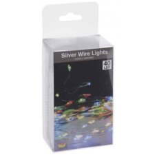 40 Πολύχρωμα Λαμπάκια LED Copper Μπαταρίας (2m)